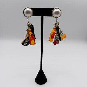 Carole Spilberg Designs Dangle Whiskey Earrings